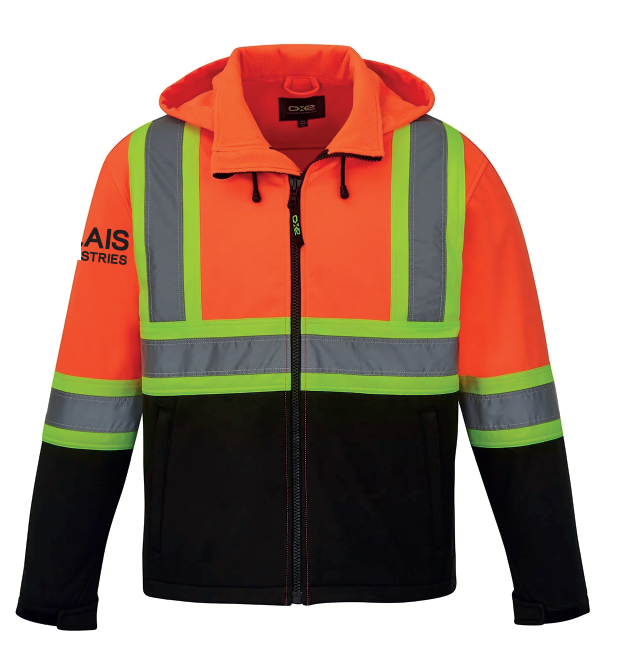 Veste coquille souple haute visibilité avec capuchon amovible - CX2
